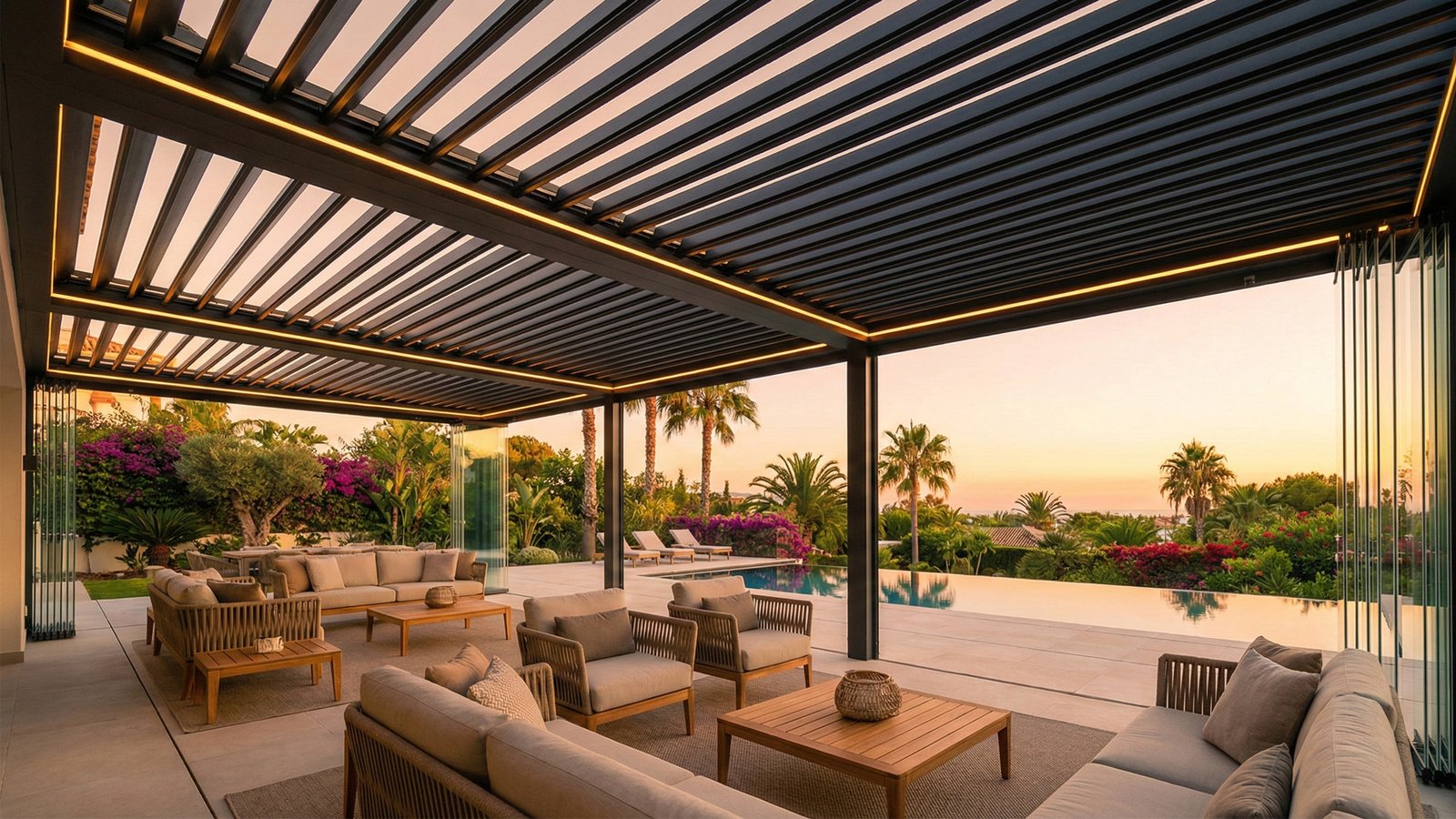İstanbul cam balkon, pergola ve kış bahçesi uygulaması